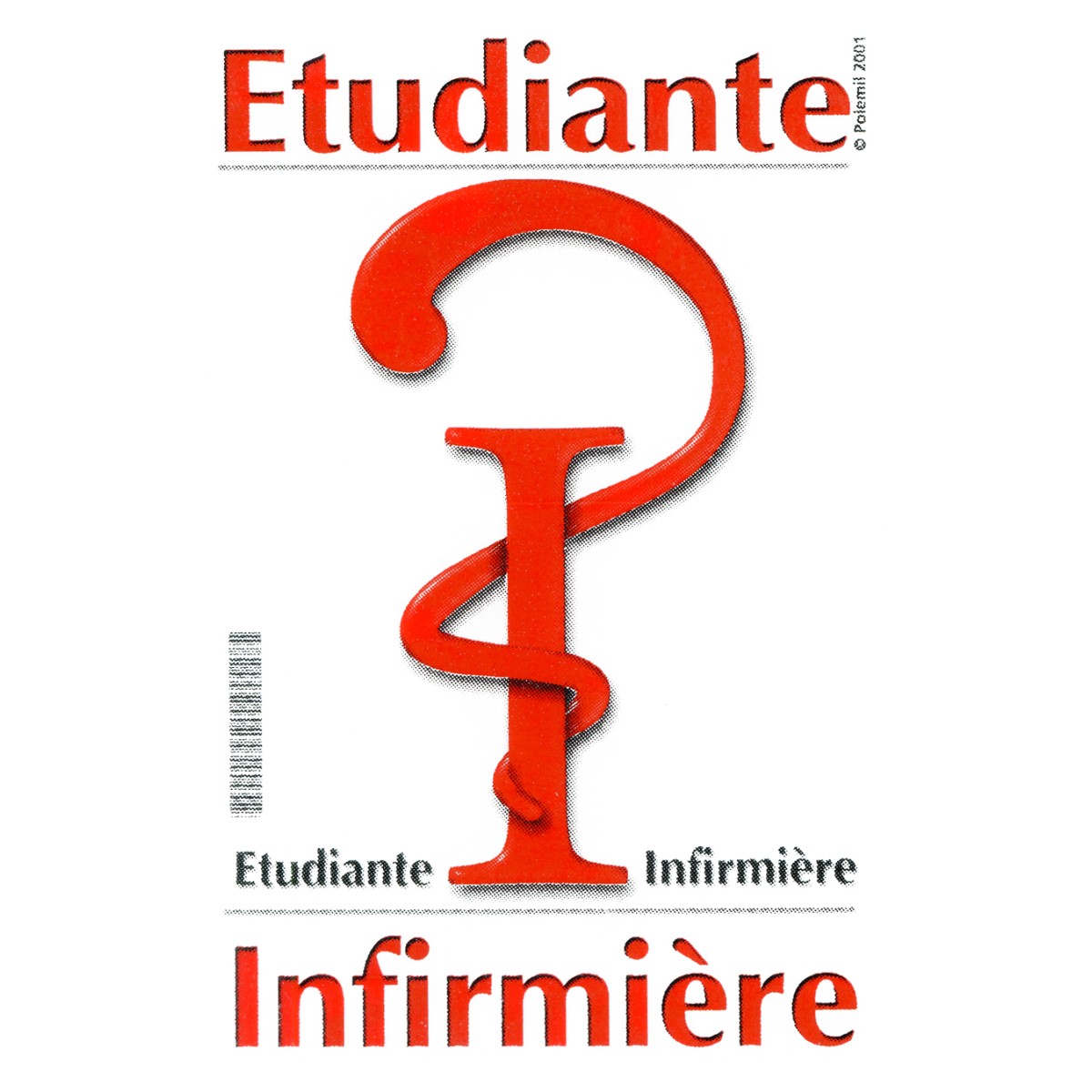 Caducée classic étudiante infirmière