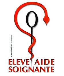 Caducée élève aide soignante