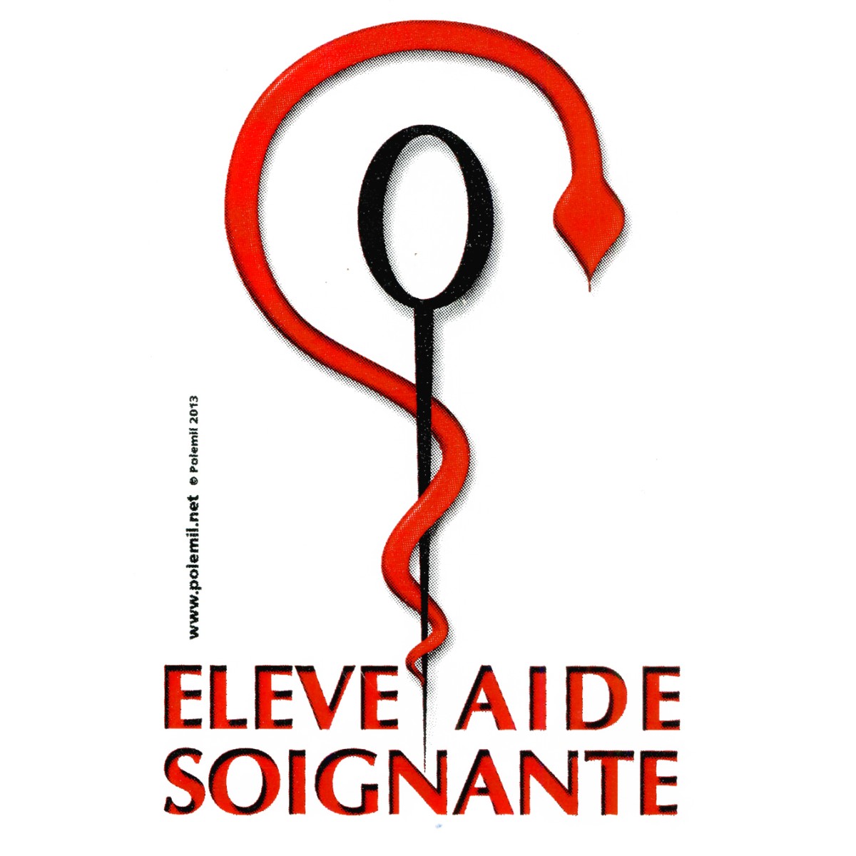 Caducée élève aide soignante