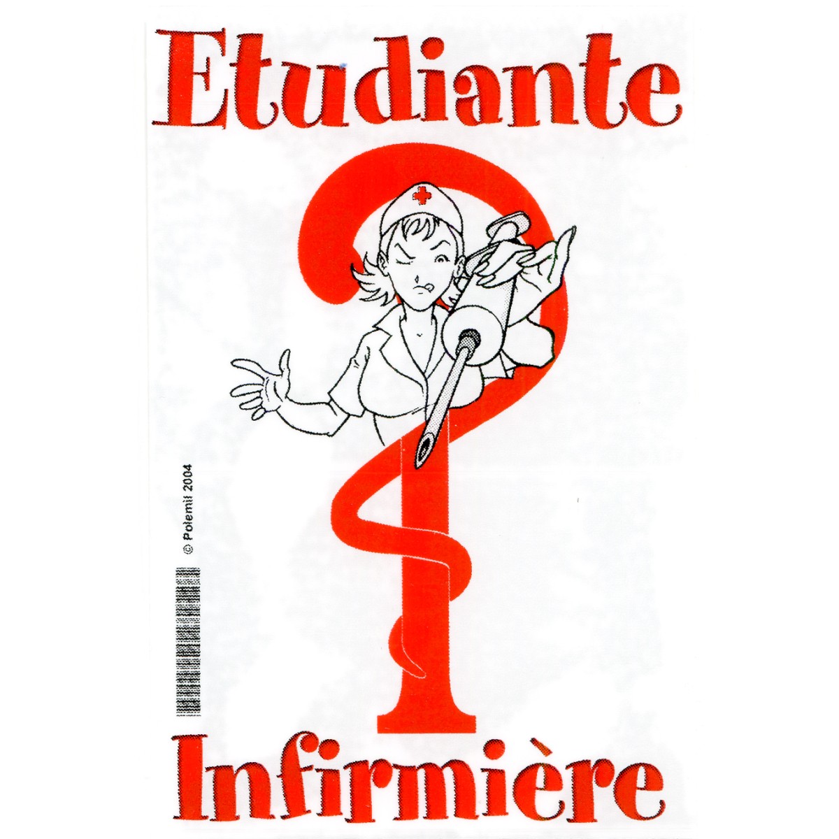 Caducée humour étudiante infirmière