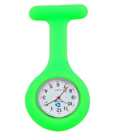 MONTRE INFIRMIÈRE VERTE EN SILICONE