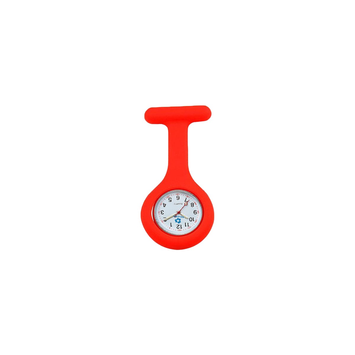 MONTRE INFIRMIÈRE ROUGE EN SILICONE